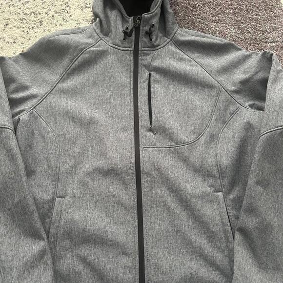 Kirkland Signature Men's Utility Jacket with Hood, Gray, XL - Picture 2 of 4